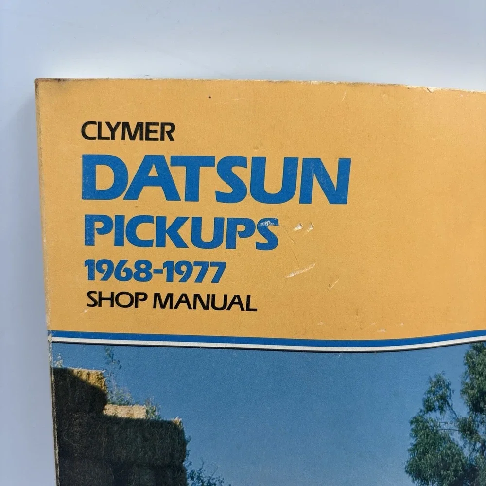 Clymer 1968-1977 Datsun 2-Wheel Drive PickUps Shop Repair Manual Excellent Cond